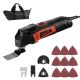 VEVOR Multitool Oscillating Tool, 3Amps Corded Oscillating Multi Tool with 6 Variable Speeds 15000-22000 OPM