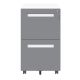 Damodpoy 15.35 in. W 2 Drawer Metal Mobile File Tool Cabinet with Lock, White Filing Cabinets Tool Carts for Garage, Office, Home