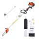 VEVOR Gas Pole Saw, 25CC 2 Stroke Gas Powered Pole Saws with 8 in. Cutting Bar, with 23 fl. oz. Fuel Tank, 6.5 to 9 ft.