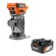 RIDGID 18V Brushless Cordless Compact Router with FREE 4.0 Ah Lithium-Ion Battery