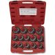 NEIKO 1/2 in. Drive Jumbo SAE Crowfoot Wrench Set, Cr-Mo Steel, 1-1/16 in. to 2 in. (14-Piece)