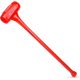 NEIKO 9 lbs. Dead Blow Hammer, 30 in. Long, Red, Unibody, 1-Piece Steel Core, 3 in. Head