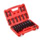 VEVOR 1/2 in. Drive Impact Socket Set, 39-Piece, 6-Point Deep and Shallow Sockets, Metric 9-30 mm, Cr-V Steel, Dual Markings
