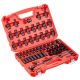 VEVOR 67-Piece 3/8 in.Drive Impact Socket Set,SAE (5/16 in.-3/4 in. ) and Metric (8-19 mm),Cr-V and Cr-Mo Steel,Swivel Sockets