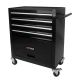 MYWISH Heavy Duty 24 in. W x 13 in. D 4-Drawer Black Steel Rolling Tool Cabinet