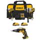 DEWALT 20-Volt MAX Lithium-Ion Cordless 2-Tool Combo Kit and Brushless Screw Gun with (2) 4.0 Ah Batteries, Charger and Kit Bag
