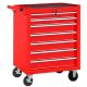Damodpoy 13 in. W 7 Drawer Rolling Tool Storage Carts with Lock, Detachable Top Tool Box for Garage, Warehouse, Workshop