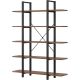 Damodpoy 5-Tier 72 in.H√ó12 in.W√ó47.24 in.D Garage Side Tool Storage Cabinets Lockers, Industrial Display Shelf, Open Design Shelf