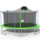 Unbranded 16FT Trampoline for Adults & Kids with Basketball Hoop, Outdoor Trampolines w/Ladder and Safety Enclosure Net