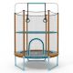 HONEY JOY Indoor/Outdoor 60 in. Mini Trampoline, 5 ft. Recreational Toddler Trampoline with Safety Enclosure Net