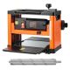 VEVOR Thickness Planer, 13-In. Width, Woodworking Power Benchtop, Cutterhead with 24 Inserts, 2000W 23500 RPM, Single Speed