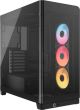 CORSAIR - FRAME 4500X RS-R ARGB Panoramic Glass Mid-Tower PC Case - Black