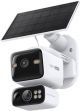 TP-Link - Tapo Wireless Dual-Lens, Pan-Tilt Security 2K QHD Camera, 360¬∞ Coverage, with Solar - No Monthly Fees - White