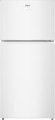 Whirlpool - 19.3 Cu. Ft. Wide Top Freezer Refrigerator with Total Coverage Cooling - White