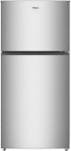 Whirlpool - 19.3 Cu. Ft. Wide Top Freezer Refrigerator with Total Coverage Cooling - Fingerprint-Resistant Stainless Finish