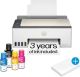 HP - Smart Tank 5103 Wireless AI-Enabled AiO Supertank Inkjet Printer w/ 3 Years of Ink¹ & 100 Sheets of Photo Paper - White