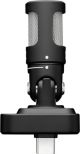 Shure - MV88 USB-C iPhone Microphone for Portable Podcasting, Live Streaming, Music Recording - Black