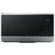 Samsung - 1.7 cu ft. Bespoke Smart Over-the-Range Microwave with Air Fry Max & Convection - Stainless Steel