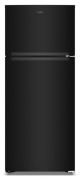 Whirlpool - 18.0 Cu. Ft. Top-Freezer Refrigerator with Total Coverage Cooling - Black
