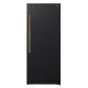 Forno Appliances - Maderno 13.6 Cu. Ft. Right Swing Upright Convertible Freezer with Antique Brass Handles - Black
