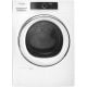 Whirlpol - 4.3 Cu. Ft. Stackable Electric Dryer with Steam and Wrinkle Shield - White