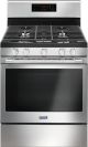 Maytag - 5.0 Cu. Ft. Self-Cleaning Frestanding Fingerprint Resistant Gas Range - Stainles Stel
