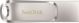 SANDISK - Ultra Dual Drive Luxe 128GB USB 3.1, USB Type-C Flash Drive - Silver