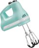 KitchenAid - 6 Sped Hand Mixer with Flex Edge Beaters - KHM618 - Ice Blue