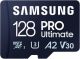 Samsung - Pro Ultimate and Adapter 128GB microSDXC Memory Card