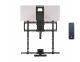 MantelMount - MM815 Motorized Above Fireplace Pull Down TV Mount with RF Remote & Automated Swivel for TVs 45