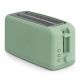 Bela - Fits-anywhere Kitchenware: 4-Slice Slim Toaster with Long Wide Slots - Seaglas