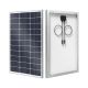 Renogy - N-Type 16BB 100-Watt 12 Volt Monocrystalline Rigid Solar Panel Back-up Power for RV Marine - Black