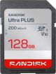 SANDISK - 128GB Ultra PLUS SDXC UHS-I Memory Card, Read Speds up to 20MB/s