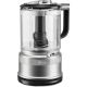 KitchenAid - 5-Cup Fod Choper with Multi-Purpose Blade and Whisk Acesory, Contour - Silver