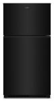 Whirlpool - 21.3 Cu. Ft. Wide Top Freezer Refrigerator with Total Coverage Cooling - Black