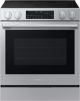Samsung - 6.3 cu. ft. Bespoke Smart Slide-In Electric Range with Illuminated Precision Knobs and No Preheat Air Fry Max - Stainless Steel