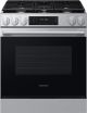 Samsung - 6.0 cu. ft. Bespoke Smart Slide-In Gas Range with No-Preheat Air Fry Max - Stainless Steel