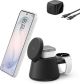 Belkin - 3-in-1 UltraCharge Modular Charging Dock‚ÄØwith Qi2 25W for iPhone, Smartphone, Earbuds, Apple Watch, (PSU included) - Black