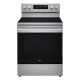 LG - 6.3 Cu. Ft. Freestanding Electric Convection Smart Range with Air Fry and WideView Window - Stainless Steel