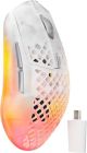 SteelSeries - Aerox 3 Wireless Gen 2 RGB 26K Optical Gaming Mouse with AquaBarrier Protection - Dual 2.4GHz/Bluetooth for PC/Mac - Wireless - Ghost