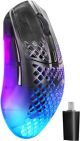 SteelSeries - Aerox 3 Wireless Gen 2 RGB 26K Optical Gaming Mouse with AquaBarrier Protection - Dual 2.4GHz/Bluetooth for PC/Mac - Wireless - Shadow