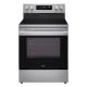 LG - 6.3 Cu. Ft. Freestanding Electric Convection Smart Range with Air Fry and WideView Window - Stainless Steel
