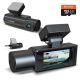 Rexing - C2 Pro 4K Dual Dash Cam with Front & Rear 4K, 5GHz Wi-Fi, Parking Mode, 32GB Card - Black