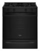 Whirlpool - 5.0 Cu. Ft. Smart Freestanding Slide-In Gas Range with Air Cooking Technology and Steam Clean - Black