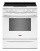 Whirlpool - 5.3 Cu. Ft. Slide-In Electric Range with No Preheat and Slow Cook Modes - White WSES3330TW