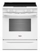 Whirlpool - 5.3 Cu. Ft. Slide-In Electric Range with No Preheat and Slow Cook Modes - White WSES4530TW