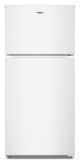 Whirlpool - 14.3 Cu. Ft. Top-Freezer Refrigerator with Total Coverage Cooling - White