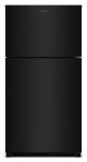 Amana - 21.3 Cu. Ft. Top-Freezer Refrigerator With Dual Crisper Drawers - Black