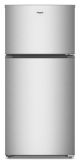 Whirlpool - 14.3 Cu. Ft. Top-Freezer Refrigerator with Total Coverage Cooling - Fingerprint-Resistant Stainless Finish