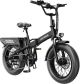 Heybike - Mars 2.5 Foldable E-bike w/ 45mi Max Operating Range & 28 mph Max Speed-UL Certified - Black